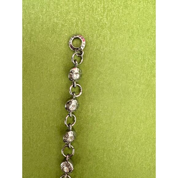 Henri Bendel Rare Silver Tone Iconic Logo Bracelet - Picture 5 of 5